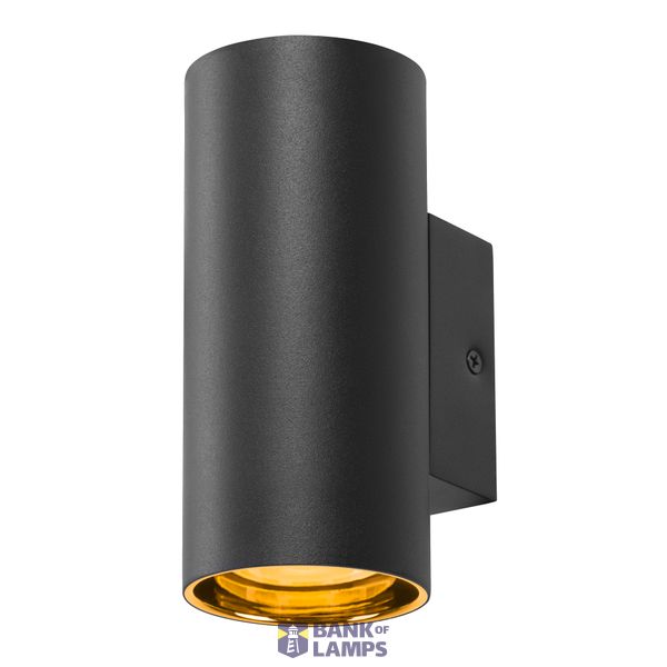 ASTO TUBE, wall-mounted light, cylindrical, GU10, 1x max. 10 W, black image 3