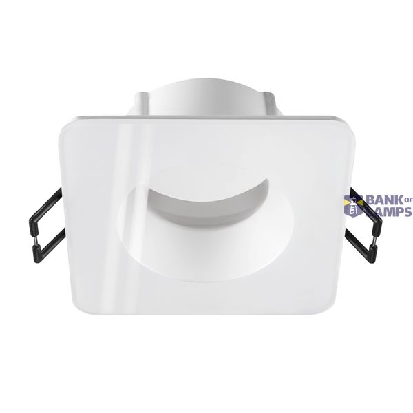 NEW TRIA® 68, ceiling installation ring, L: 8.3 W: 8.3 H: 3.55 cm, IP 65, incl. glass, white image 1