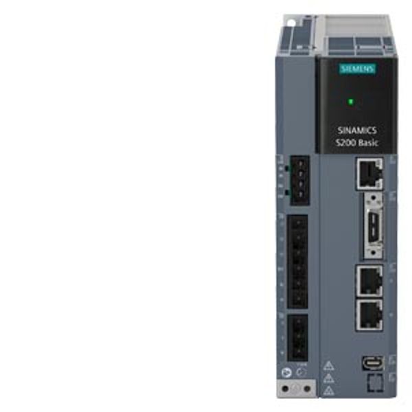 SINAMICS S200 Basic, with PROFI Input voltage: 200-240 V 45660 AC; -15%/+10%; 8/4A 50/60Hz; Output image 1