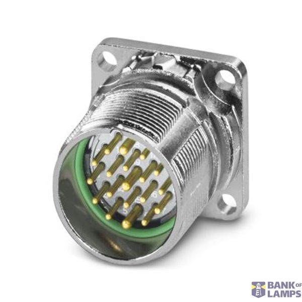 M23-19P1N8AWB00S - Device connector front mounting image 1