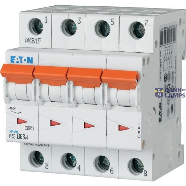 PLS6-C63/4-AU Eaton Moeller series xPole - PLS6/M MCB image 1