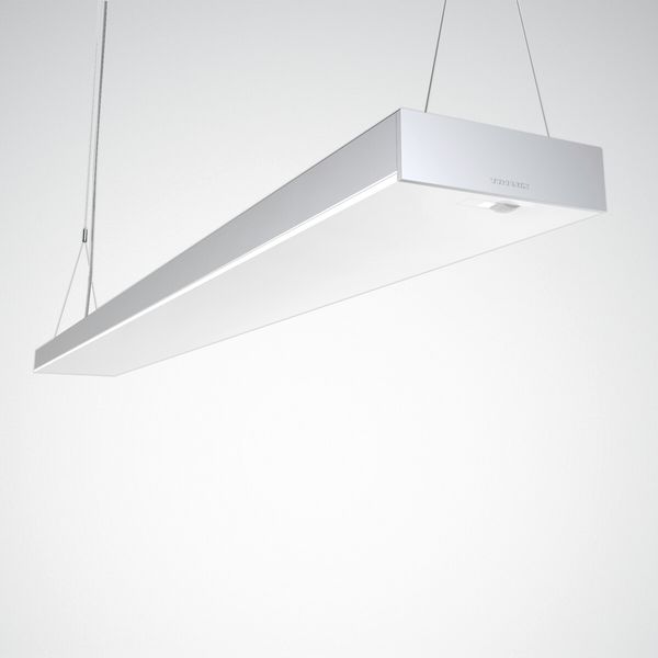 Suspended luminaires Opendo H Lens Silver ETDD 45W 5000lm Wide reduced glare UGR19 (W19) IK03 3 SDCM image 1