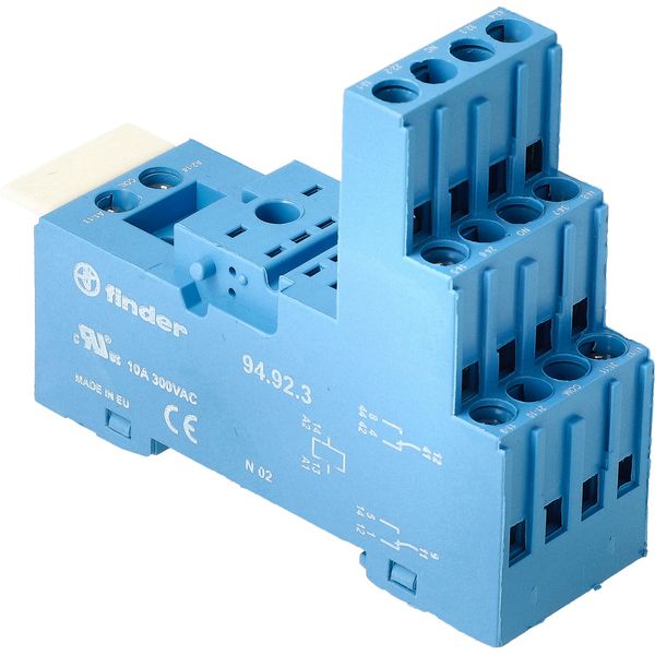 Screw socket blue for 35mm.rail, 55.32, 85.02 mod.99.80 (94.92.3) image 4