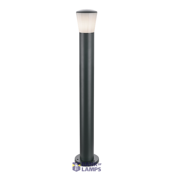 Albury Exterior Bollard Ø130x800mm Max.40W E27 Opal image 1