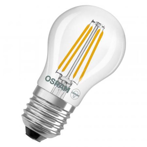 LED lamp Classic P 40 Filament 3.4W 865 E27 clear image 1