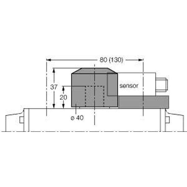 Mounting Accessories Actuation kit (puck)   BTS-DS20-KEY image 1