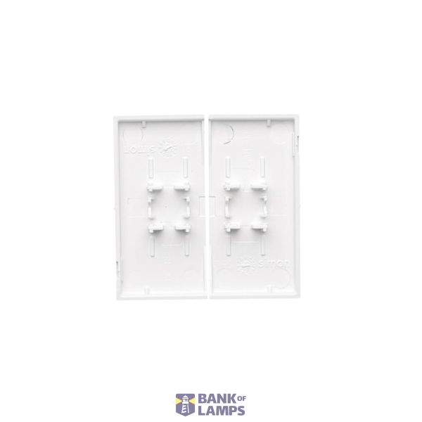 HDMI double socket, white image 1
