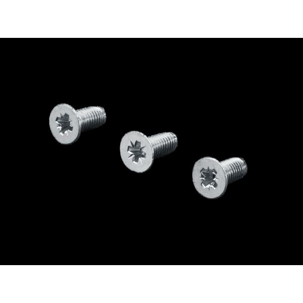 SZ Posidrive raised countersunk screws, for thread M5, self-tapping image 2