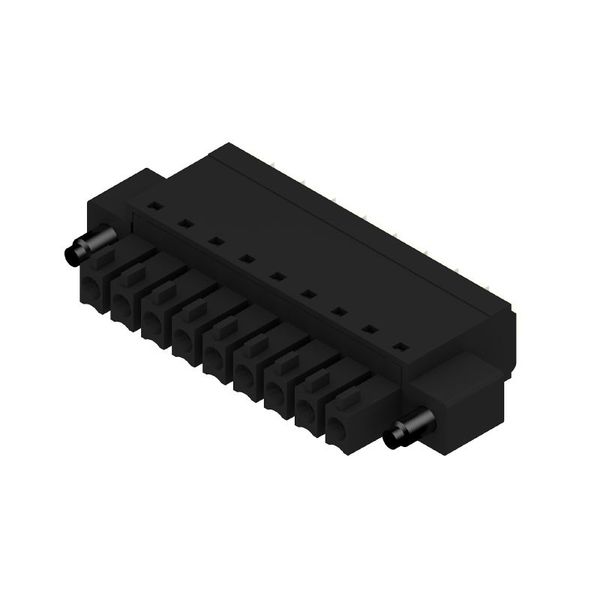 PCB plug-in connector, female plug, 3.81 mm, Number of poles: 9, 180°, PUSH IN with actuator, Clamping range, max. : 1.5 mm², Box image 1