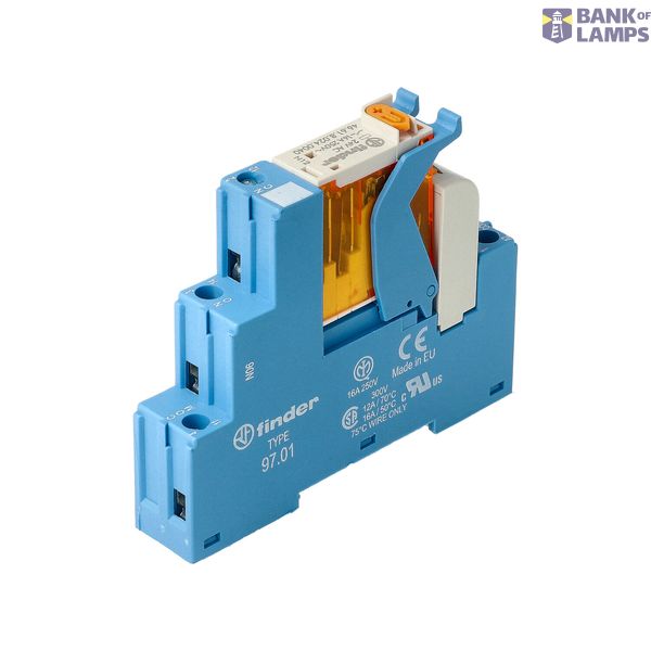 Rel. interface Mod.screw 1CO 16A/24VAC/Agni/LED/varistor (4C.01.8.024.0060) image 1