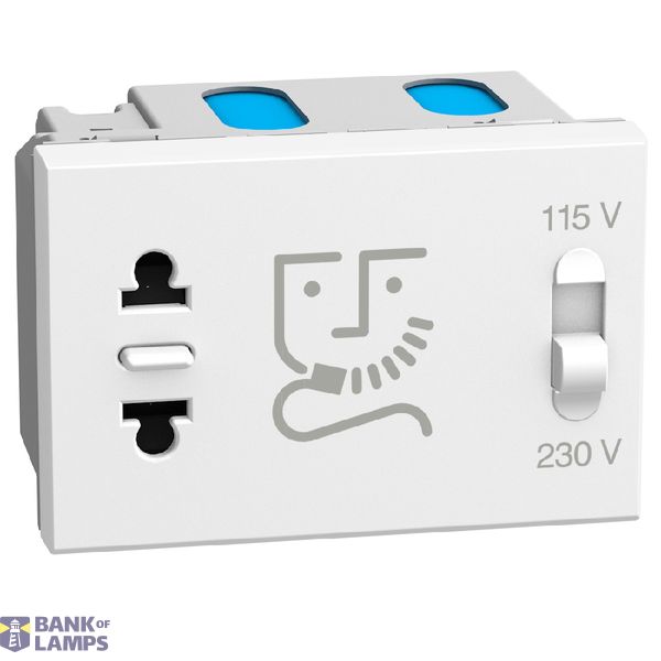 Light Now - shaver socket 230V white image 1