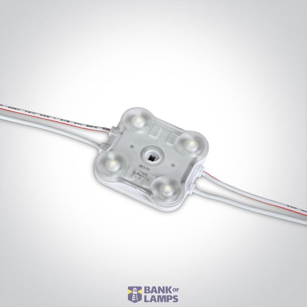 LED IP65 MODULE 4x0,5w 12vDC 6000K CHAIN 50pcs 10m image 1