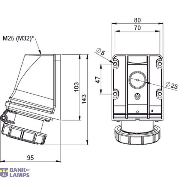 24V permanent socket image 2