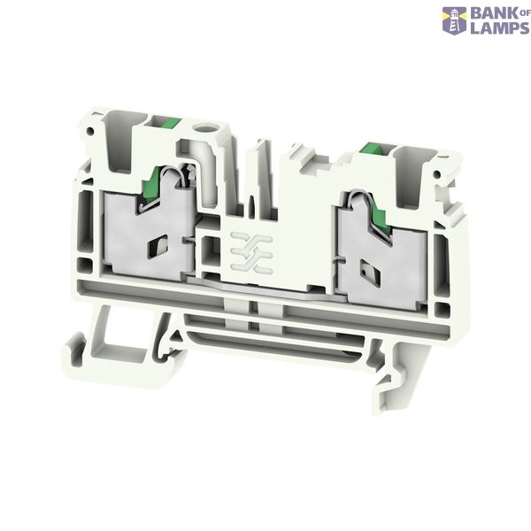 Feed-through terminal block, SNAP IN, grey, 4 mm², 32 A, 1000 V, Numbe image 1