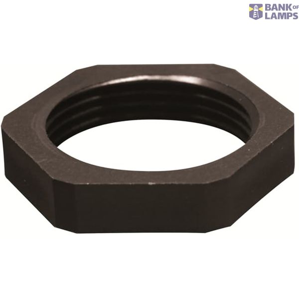 Locknut Polyamide 6 with 25 Percent Glass Fibre PG13 Black RAL 9005 image 1