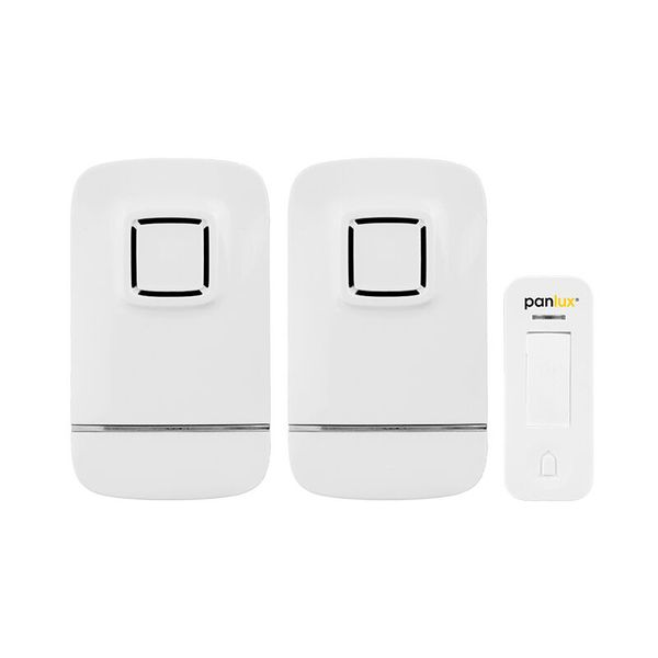 PANLUX PIEZO BELL set (2 speaker + 1 button) for socket image 1