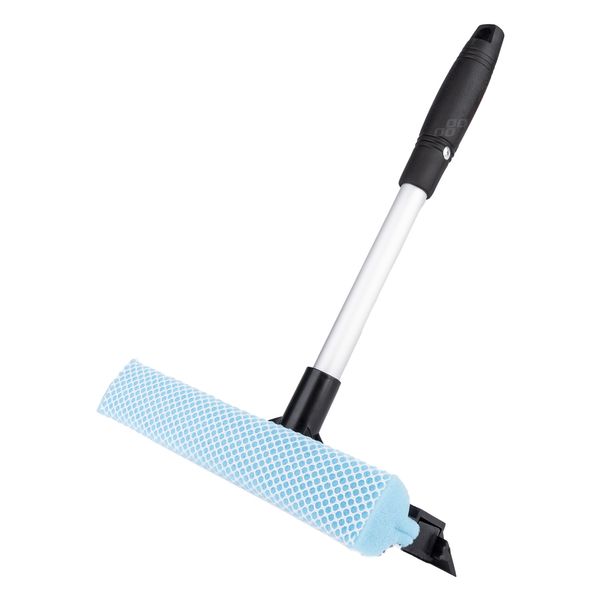 Aluminium window glass cleaner + water squeegee 30.5 cm AMIO-03851 image 1