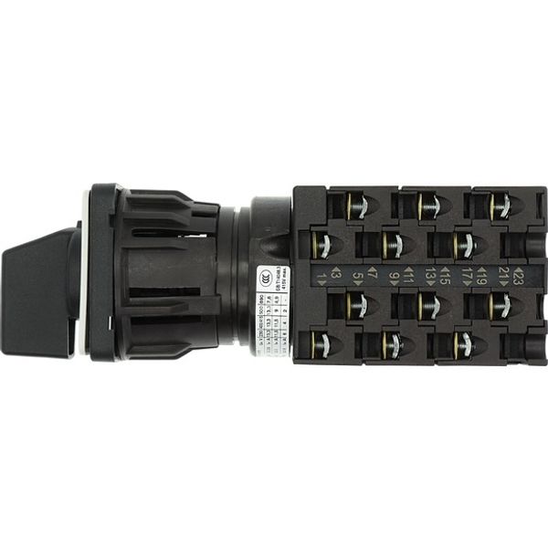 T0-6-8271/EZ Step switches, T0, 20 A, centre mounting, 6 contact unit(s), Contacts: 12, 45 °, maintained, Without 0 (Off) position, 1-4, Design number 8271 image 3