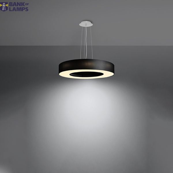 CHANDELIER SATURNO SLIM 50 BLACK E27 5X60W IP20 image 5