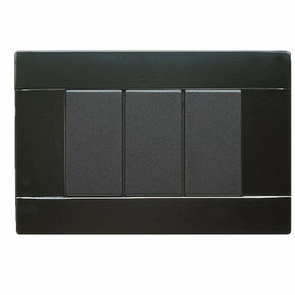 PLATE THERMOPL.3MOD. GLOSSY BLACK image 1