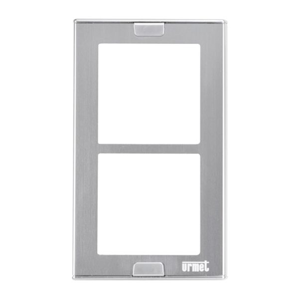 Wall wire cover trim with wall frame, 2 modules, Sinthesi S2 image 1