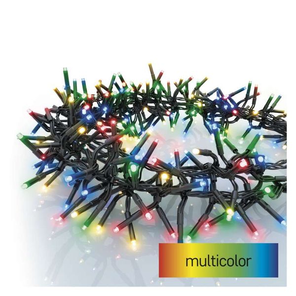 LED Christmas chain – hedgehog, 7.2 m, outdoor and indoor, multicolor, programmes image 1