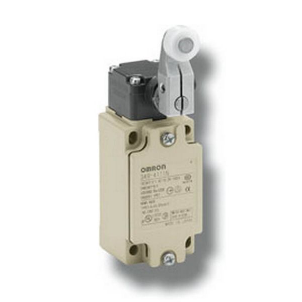 Limit switch, roller lever 17.5mm dia, SPDB NO/NC, snap action, 10 A D4BN9011G image 1
