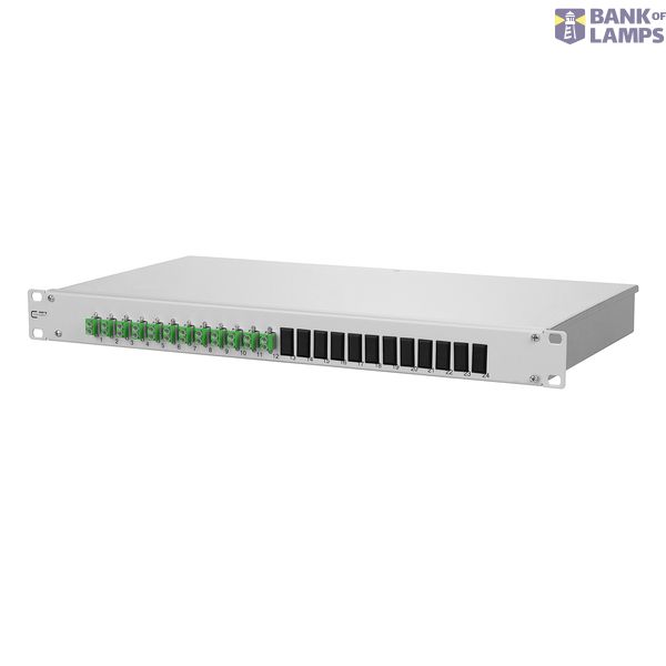 OpDAT fix patch panel VIK 12xLC-Duplex APC OS2 image 1