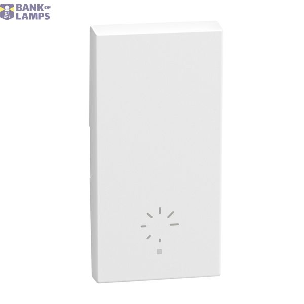 LIGHT NOW KEY COVER 1DIMMER 1 MODULE WHITE image 1
