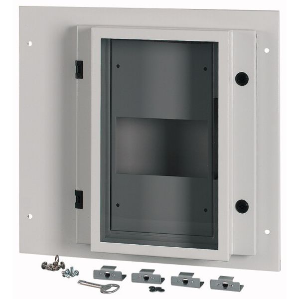 XTMP2N4FCC-H550W800 Front cover for 2x NZM4, fixed, HxW=550x800mm, IP55, grey image 1