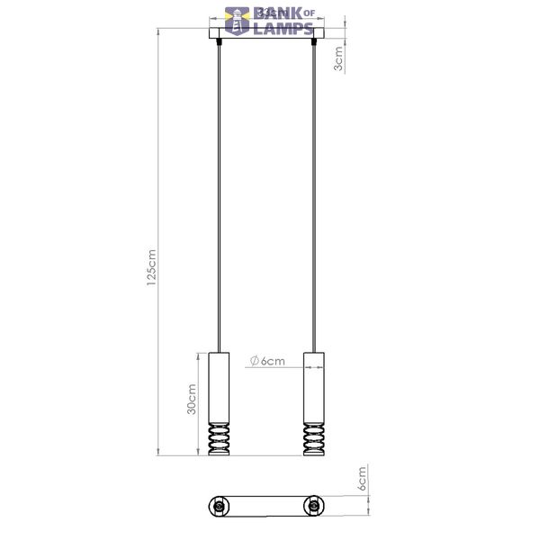 Pendant lamp LAMI 2 white image 8