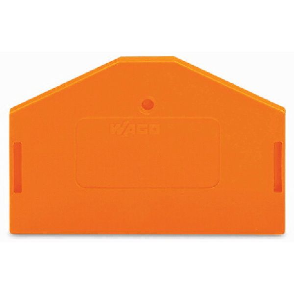 End and intermediate plate 2.5 mm thick orange image 2