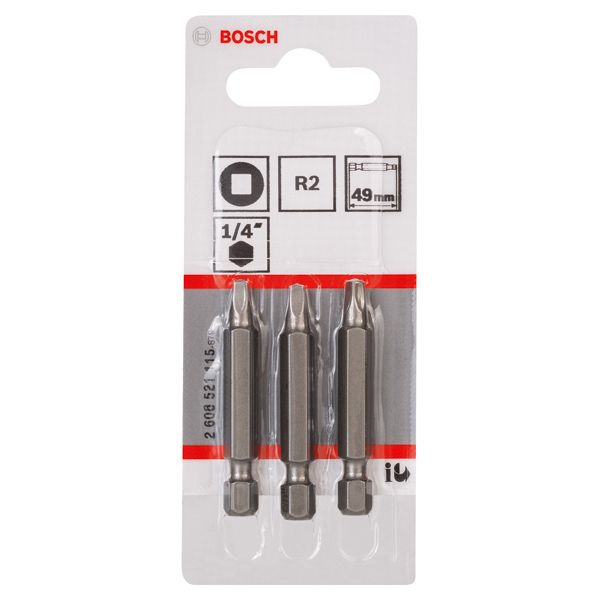 Screwdriver bit Extra Hard R2, 49 mm 3 pcs. image 1