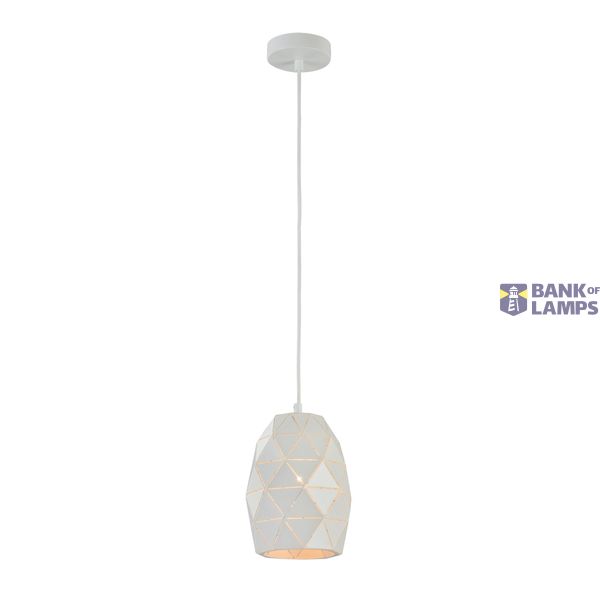 Pendant Louvre Pendant Lamp White image 1