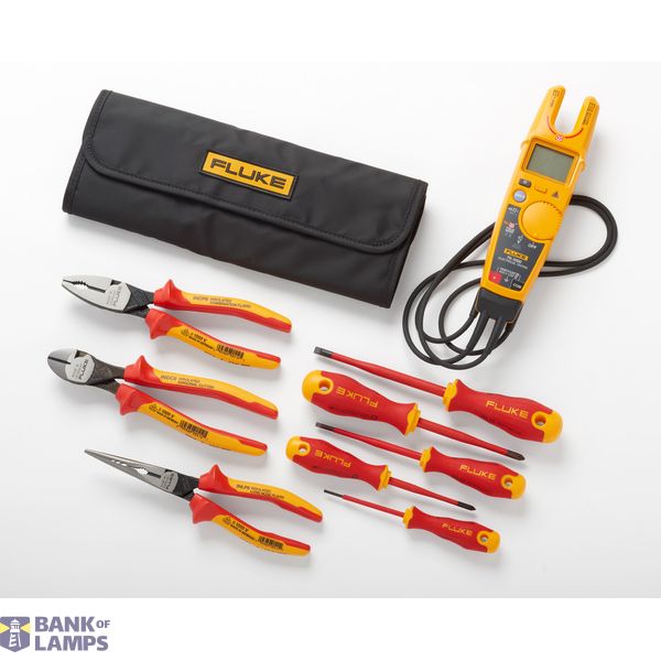 IBT6KEUR T6-1000 Electrical Tester + Hand Tools Starter Kit (5 insulated screwdrivers and 3 insulated pliers) image 1