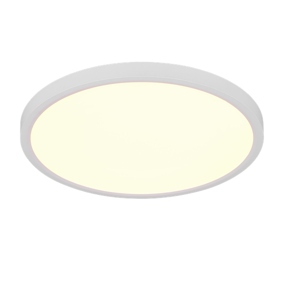 Draco LED ceiling lamp 40 cm matt white image 1