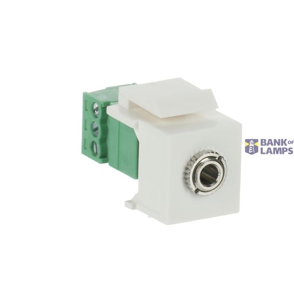 0229/42-500 Keystone module with 3.5mm Mini-Audio white image 2