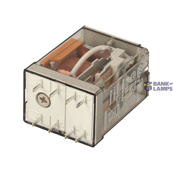 Relay for printed circuit 2CO 10A/230VAC/Agni/wash tight (55.12.8.230.0001) image 4
