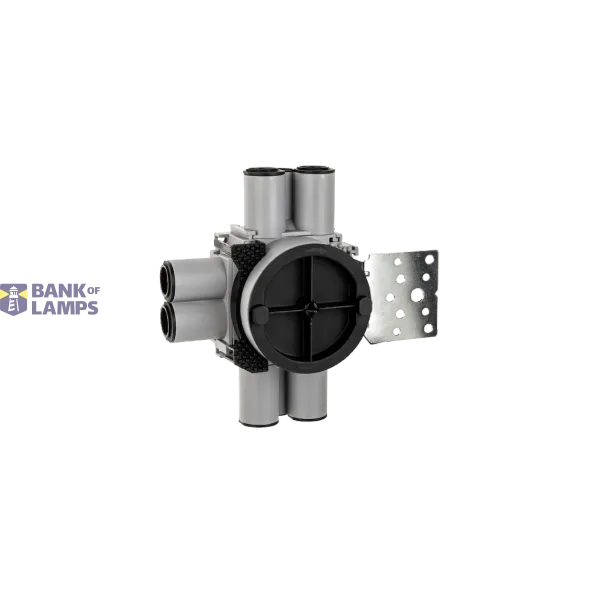 BUILT-IN WALL BOX SINGLE 9-24mm 8-INLETS METAL 48-PACK image 1