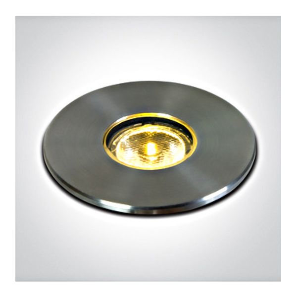 69028A/W SS316 INGROUND LED 2W WW 230V IP67 image 1