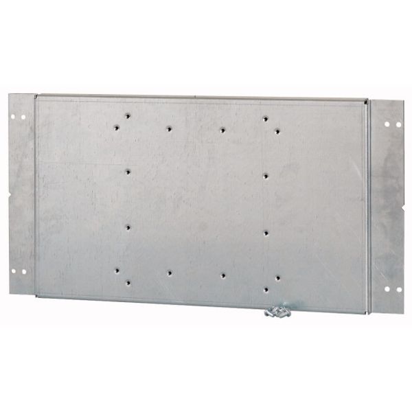 BPZ-MPL-NZM4-600-MV-XVTL Mounting plate for multiple mounting NZM4 vertical W=600mm image 1