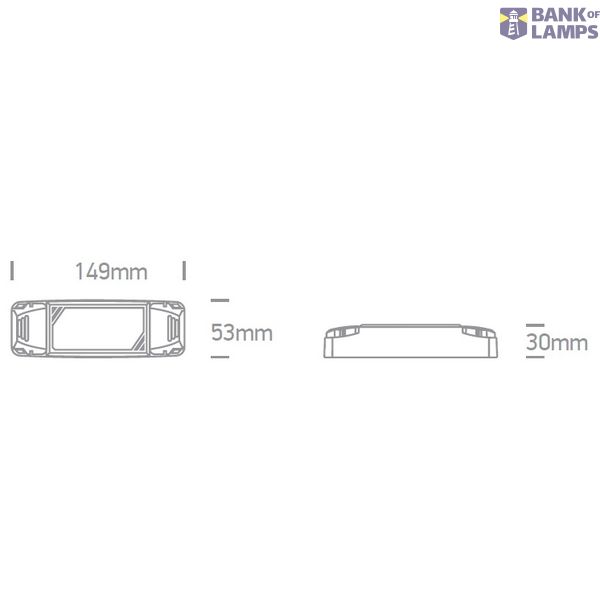 PUSH TO DIM & 1-10V DRIVER 30W 24V CV 230V DIMMABLE image 3