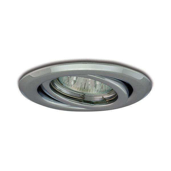 PANLUX Lamp VPD-R50/CH 50W GU5.3 12V halogen ceiling hinged IP20 glossy chrome image 1