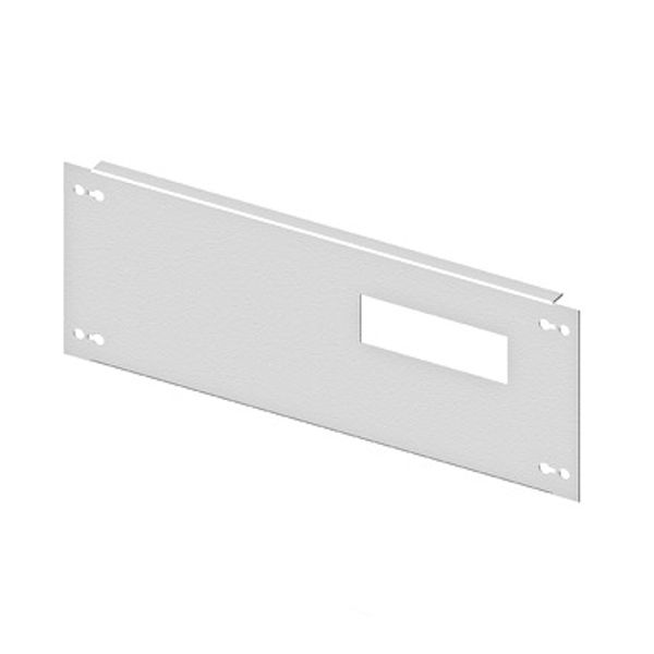 Blind Front Plate 495mm B4 with cutout for surge arresters image 1