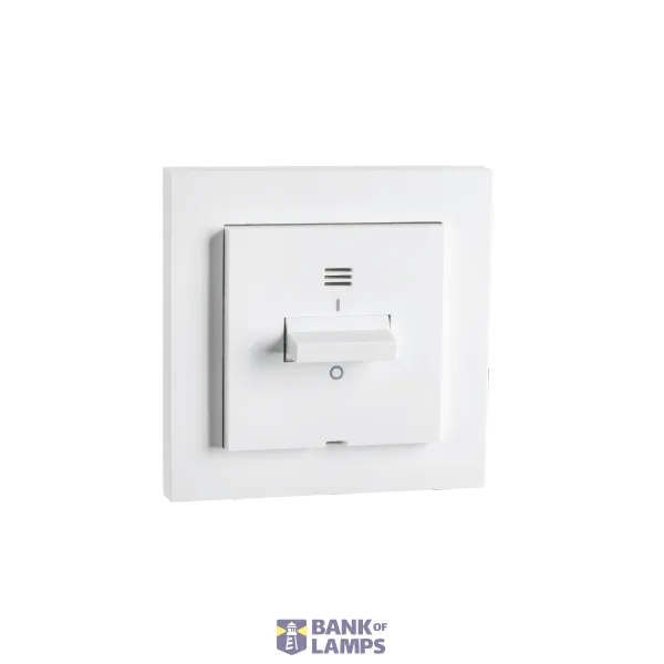 SWITCH W/ LIGHT FLUSH MOUNTED 2-POLE WHITE 6-PACK image 1