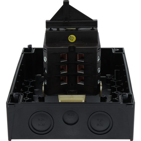 T5B-3-8342/I4/SVB Main switch, T5B, 63 A, surface mounting, 3 contact unit(s), 6 pole, Emergency switching off function, With red rotary handle and yellow locking ring, image 36