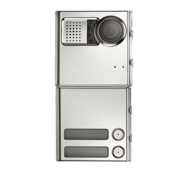 IPERCOM/IPERVOICE SINTHESI STEEL CAMERA MODULE 2 BUTTONS - 2 MODULES image 1