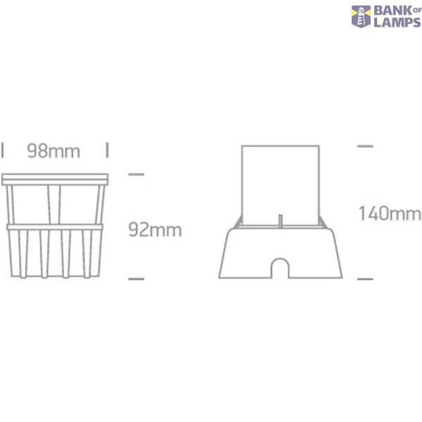 BLACK INGROUND TRIMLESS 6W WW IP67 100-240V image 3