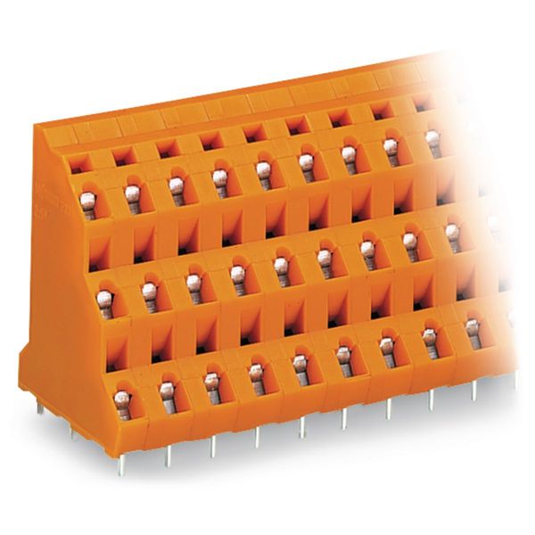 Triple-deck PCB terminal block 2.5 mm² Pin spacing 7.62 mm orange image 4