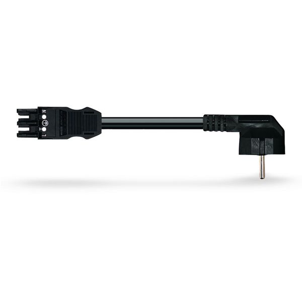 pre-assembled connecting cable Eca Plug/open-ended black image 4